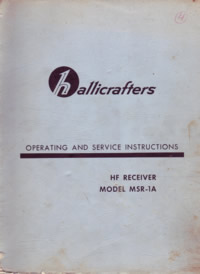 Hallicrafters MSR-1A